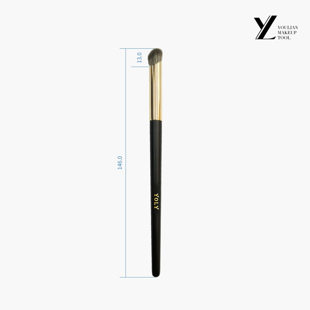 Schuine gesneden buis helling concealer borstel